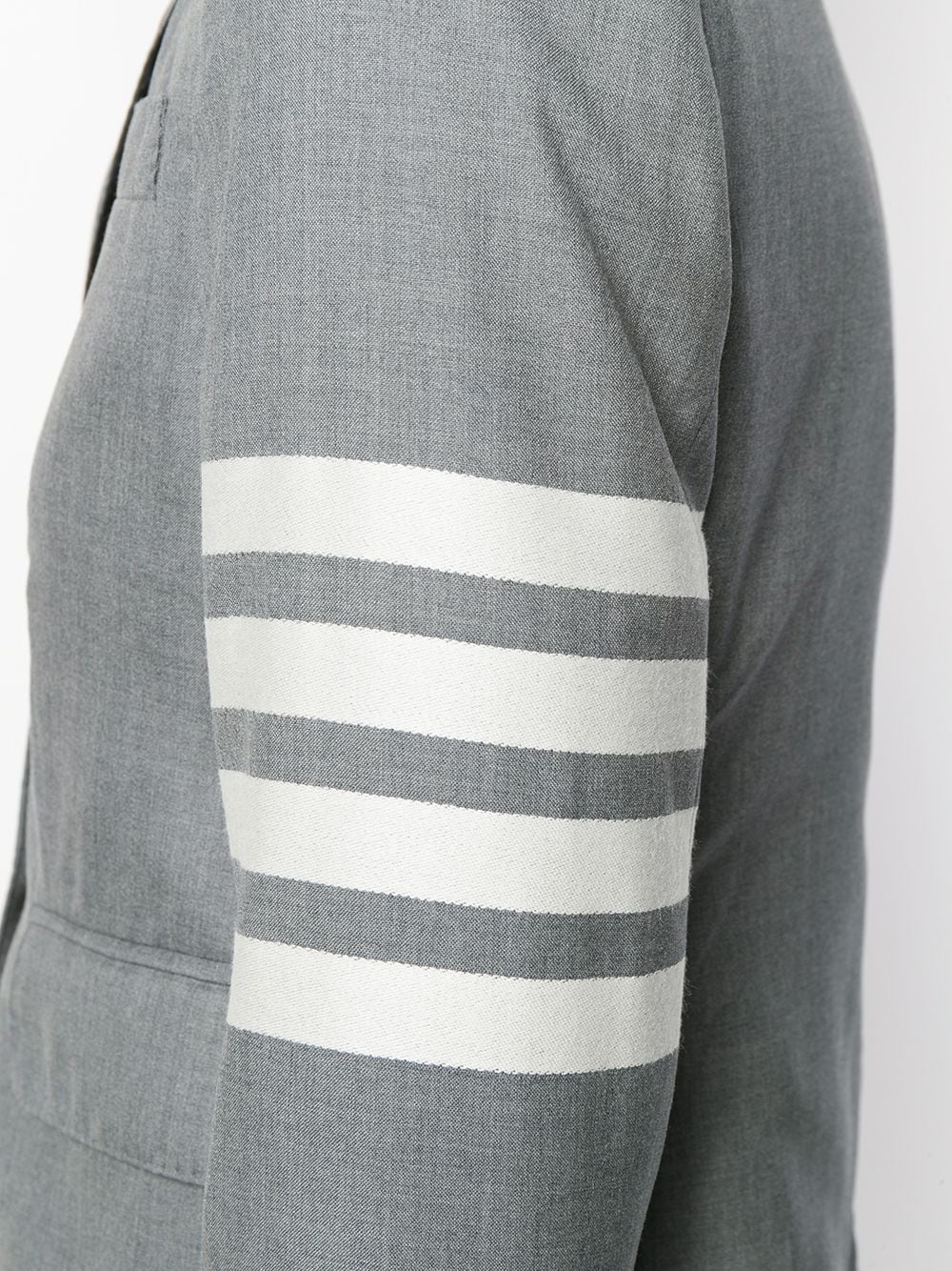 4-Bar plain weave suiting jacket - 5
