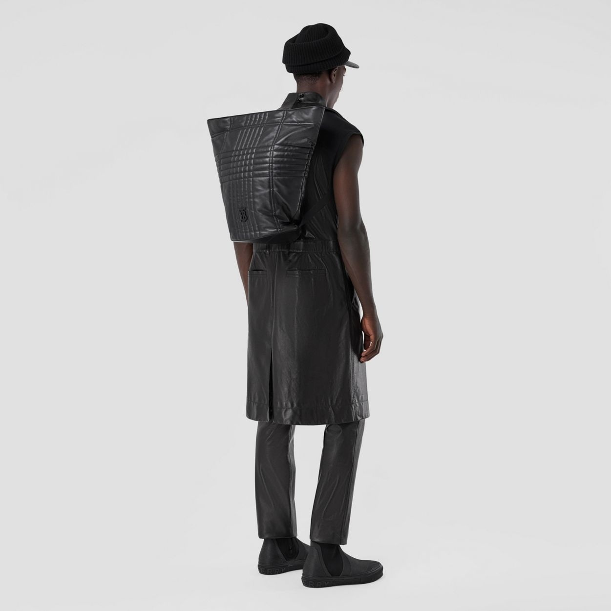 Large Quilted Lambskin Lola Backpack - 5