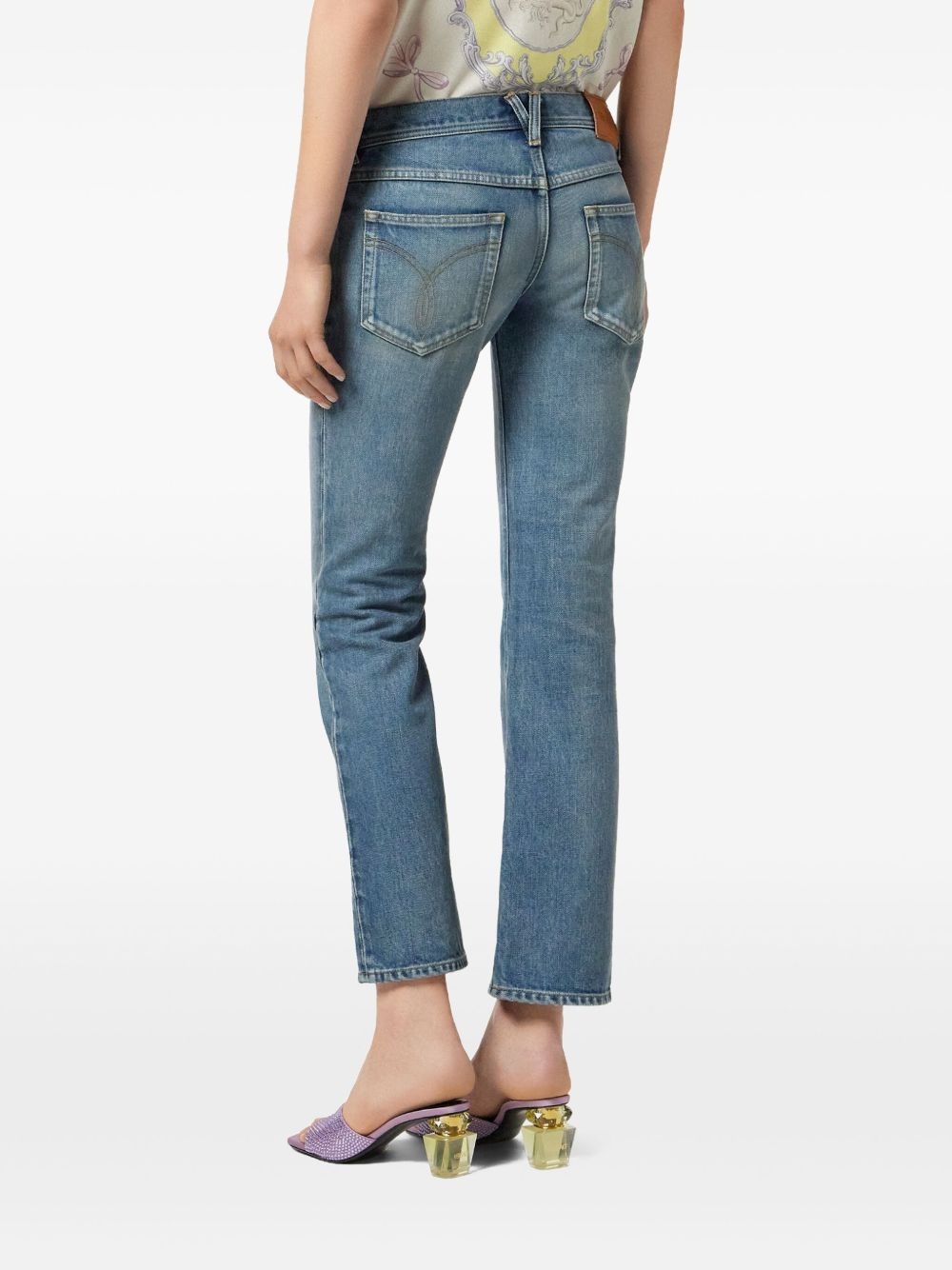 Made in Japan cropped jeans - 4