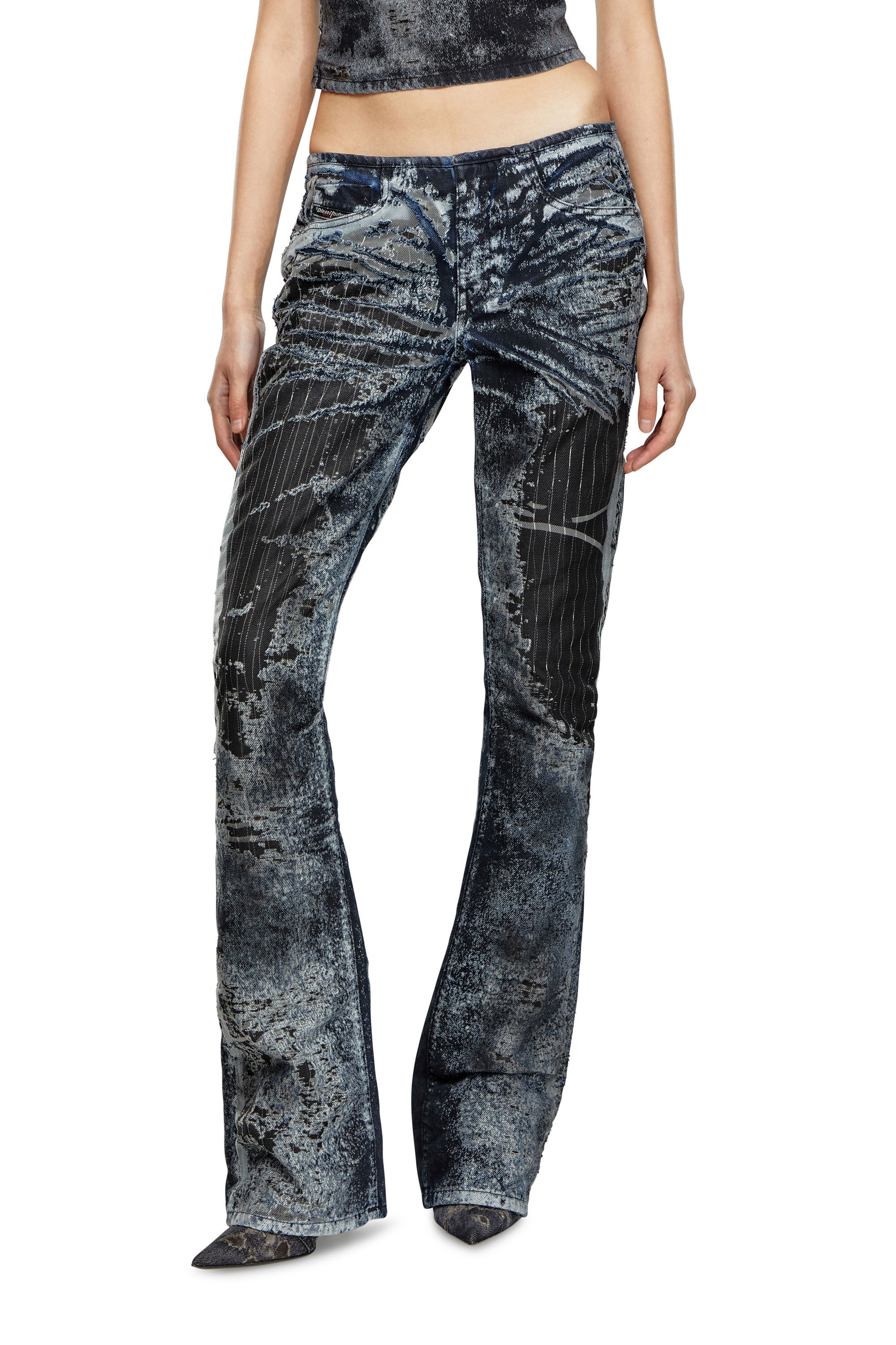 BOOTCUT JEANS D-SHARK 068MU - 3