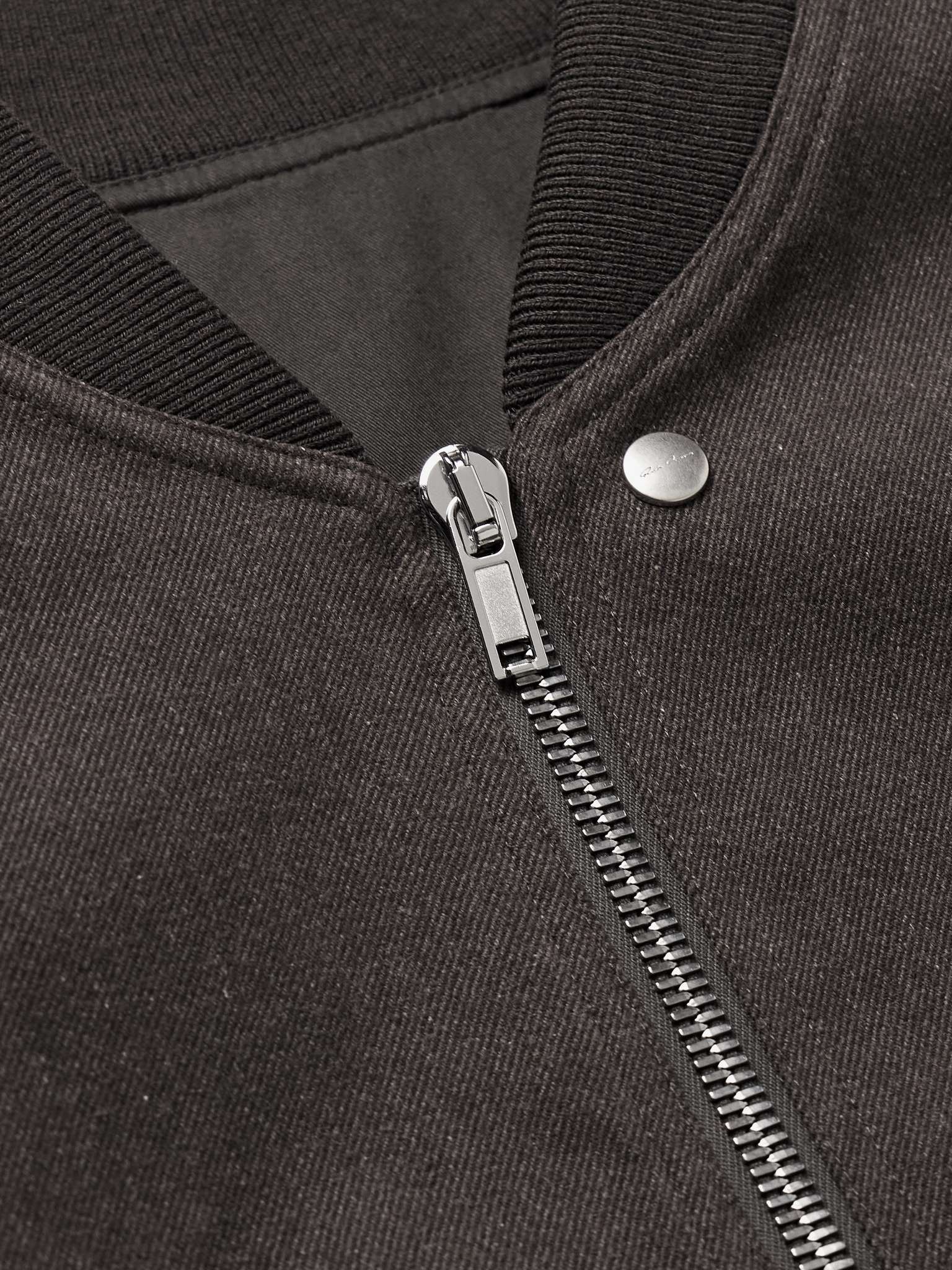 + Bonotto Flight Zip-Detailed Cotton-Drill Bomber Jacket - 5