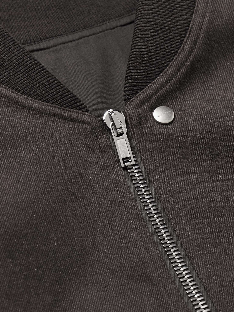 + 보니토 비행 Zip-Detailed 코튼-Drill Bomber Jacket 5