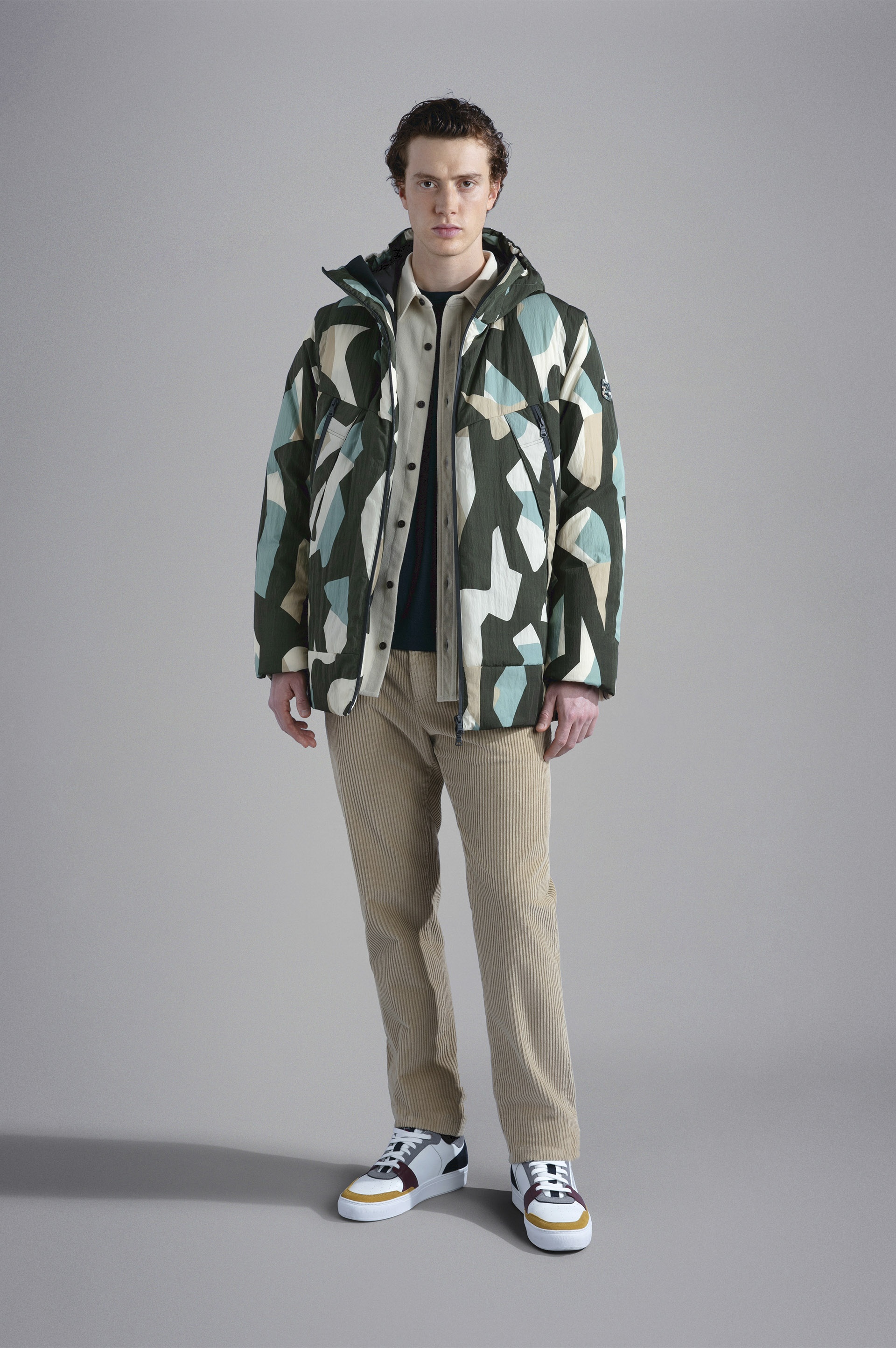 GARMENT DYED WOOL OVERSHIRT - 2