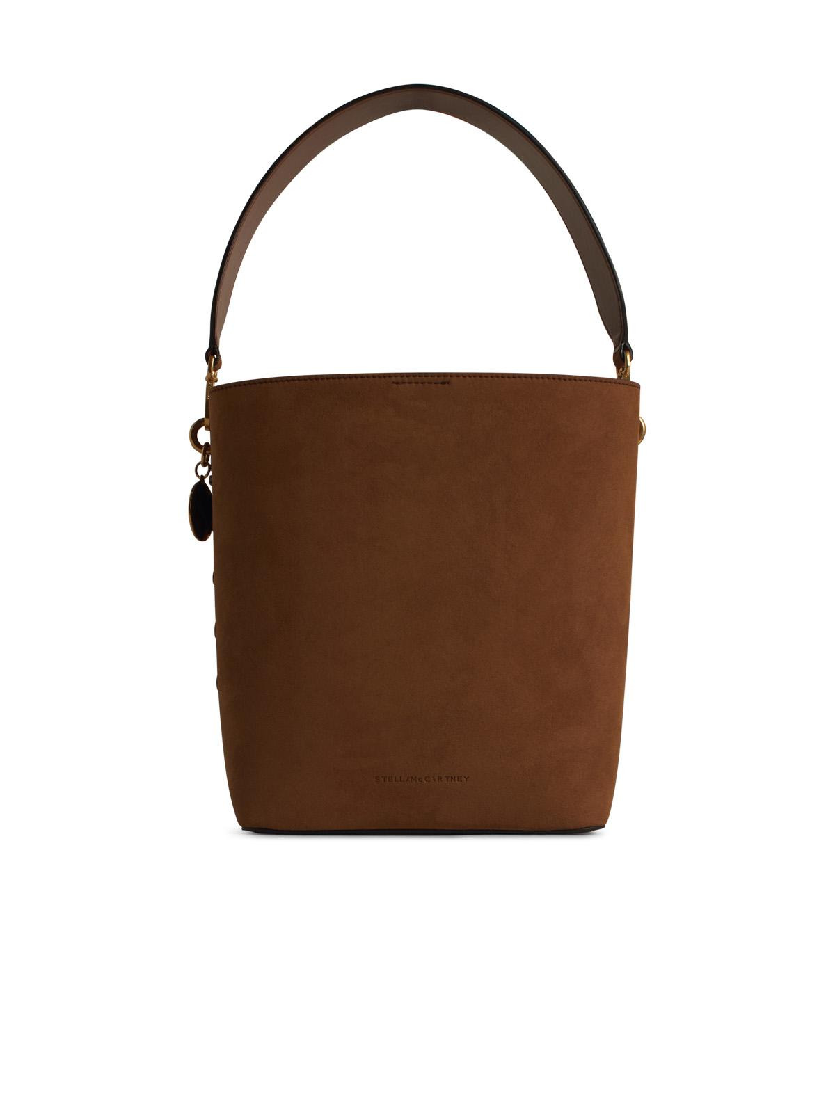 Stella Mccartney 'Soft' Brown Suede Crossbody Bag Women - 1