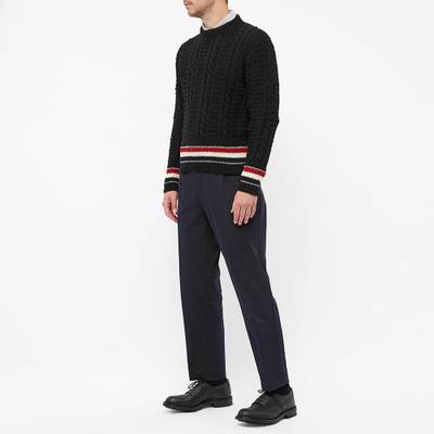 Thom Browne Thom Browne Mohair Mix Donegal Crew Knit outlook