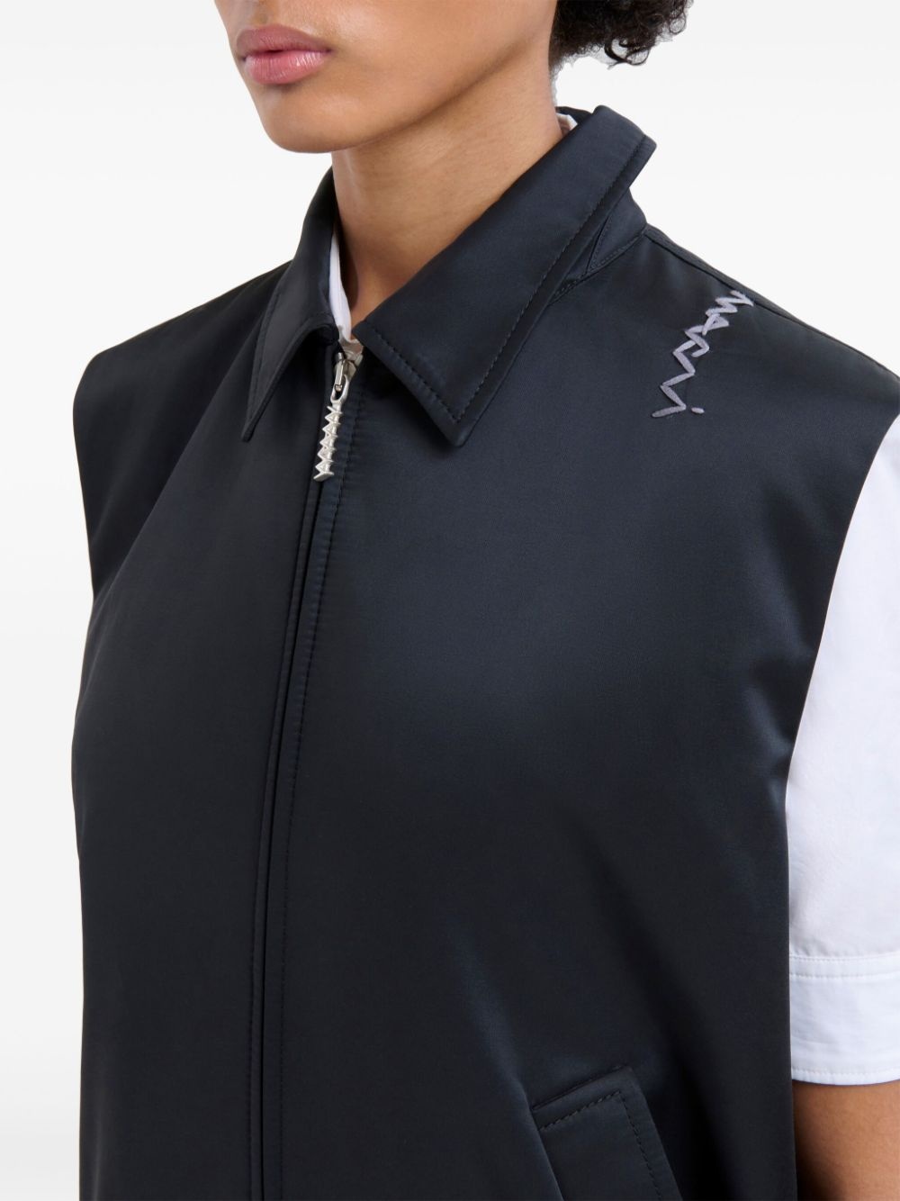 ブルゾン Marni Zip-Up Waistcoat Marni zip-up waistcoat | farfetch | REVERSIBLE