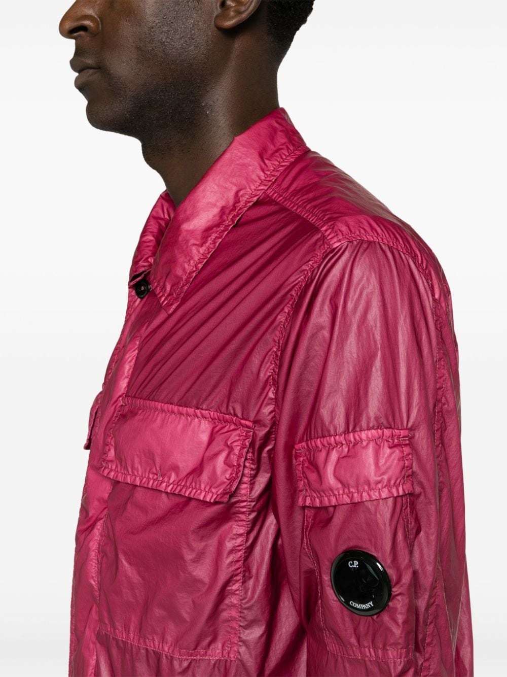 Taylon L goggles-detailed shirt - 5