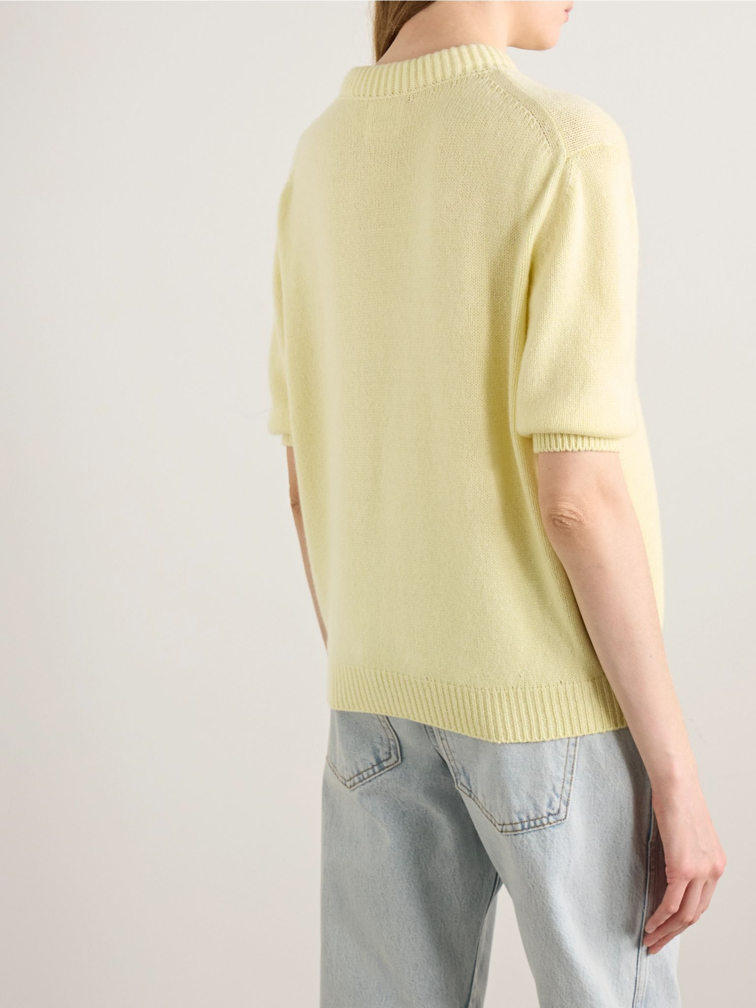 Davin cashmere sweater Yellow - 3