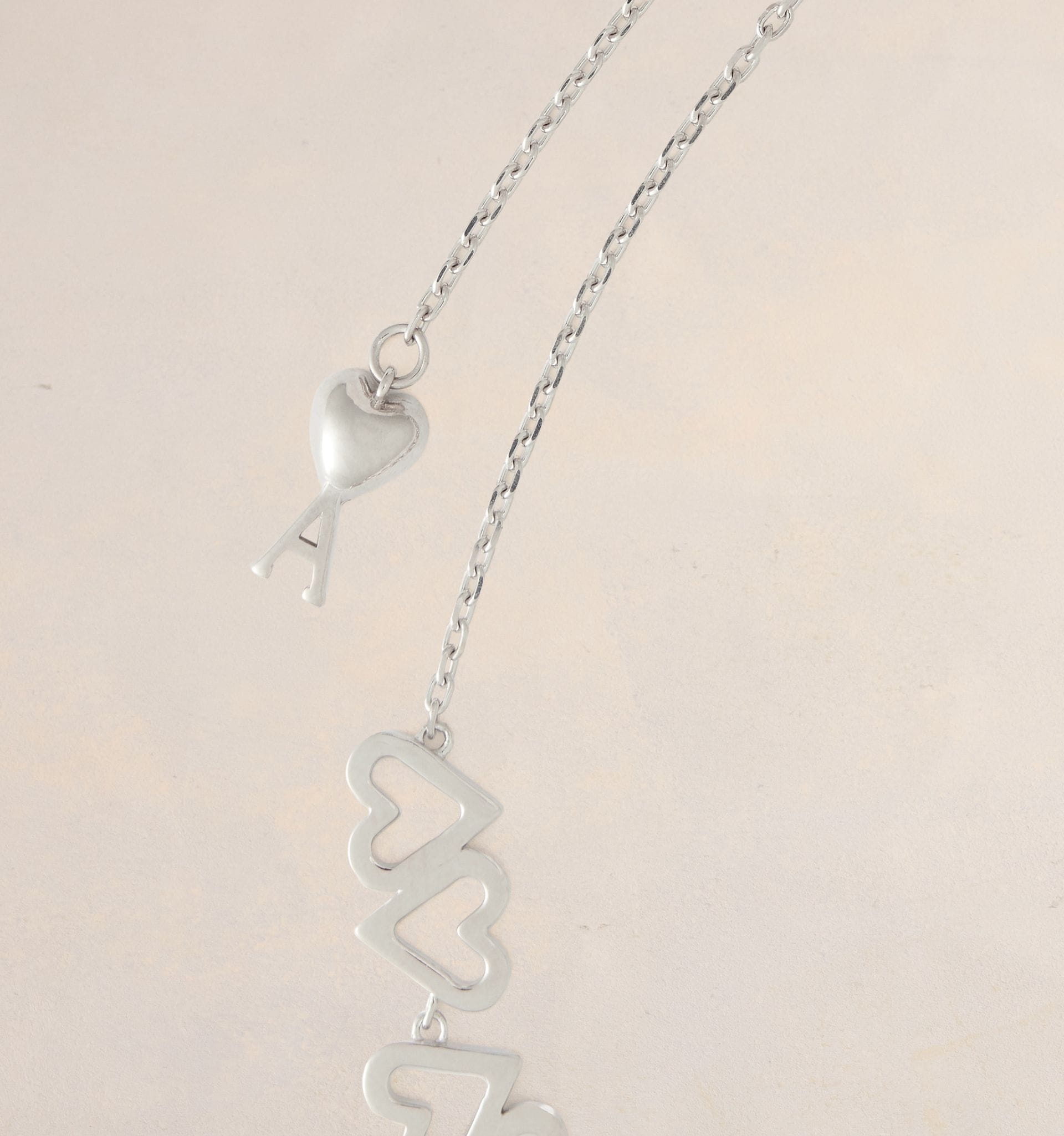 Upside Down Hearts Necklace - 5
