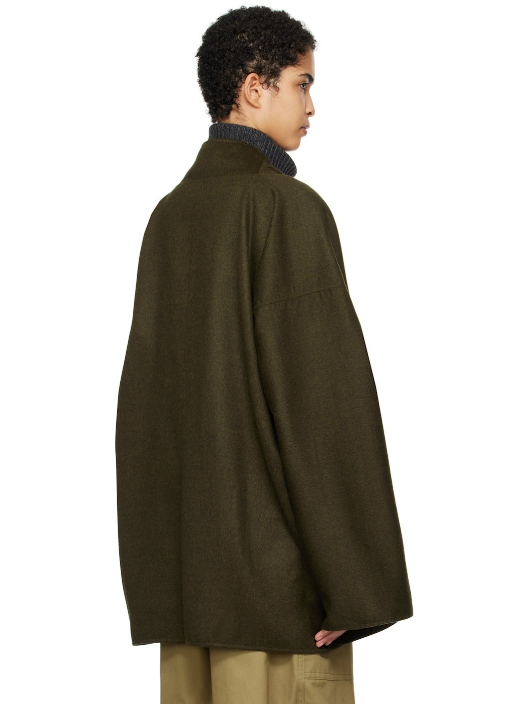 Khaki Chiba Reversible Jacket - 3