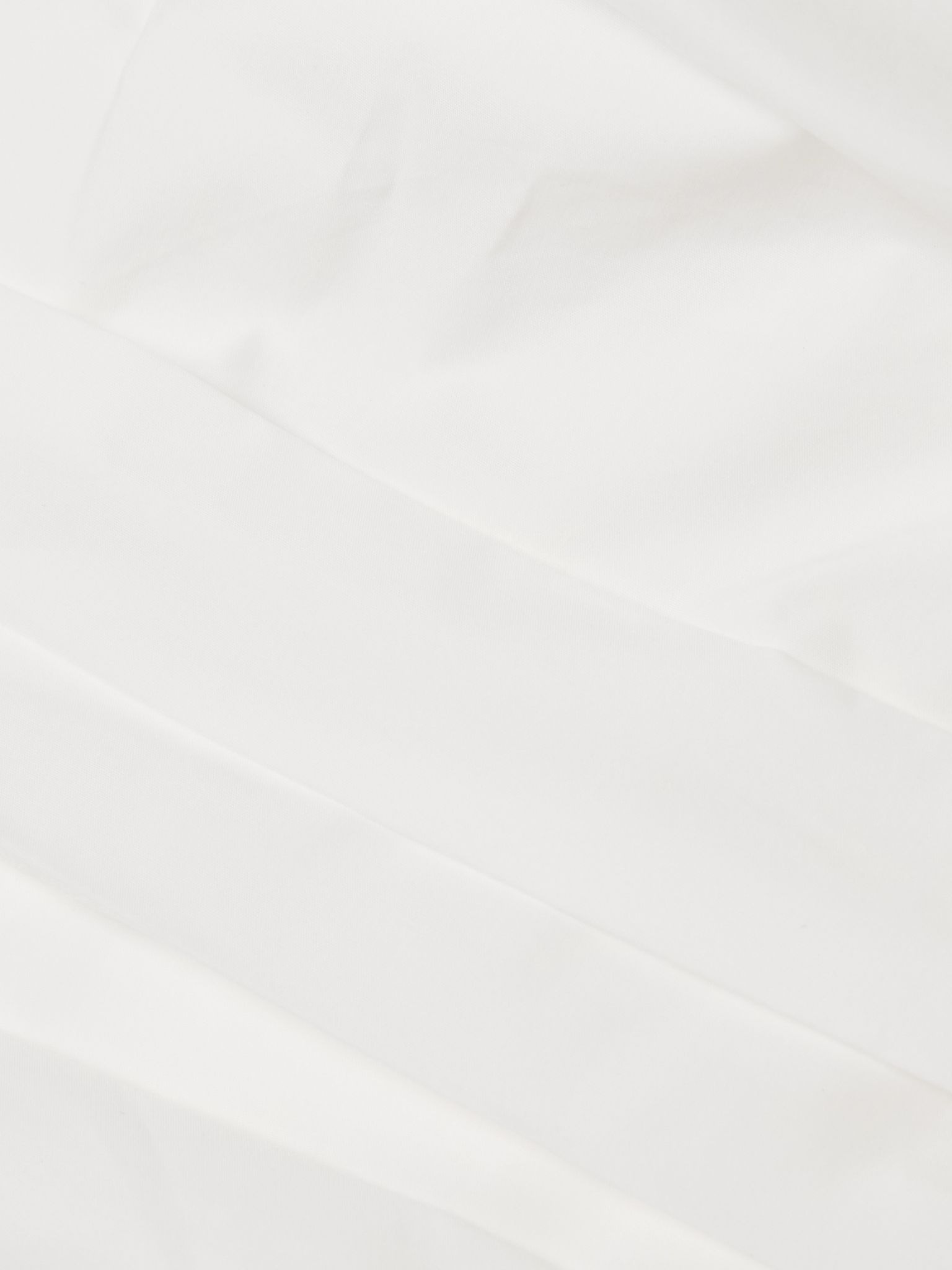 Emerson strapless ruched cotton-blend poplin bustier top White - 4