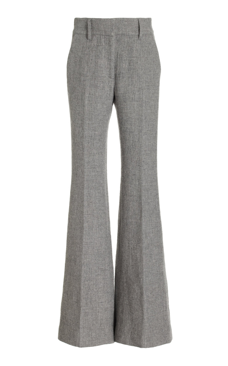 Rhein Pant in Light Grey Cashmere Linen 1