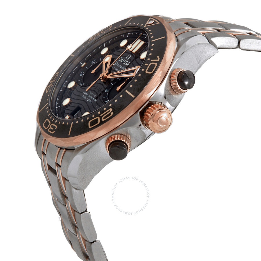 Omega Seamaster 300 Master Co-Axial Chronograph Automatic Chronometer Black Dial Men's Watch 210.20. - 2