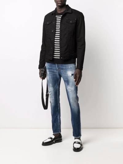 DSQUARED2 distressed-effect skinny jeans outlook