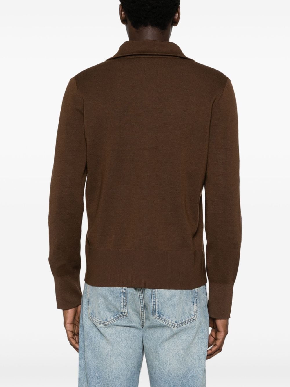 zipped cardigan - 4