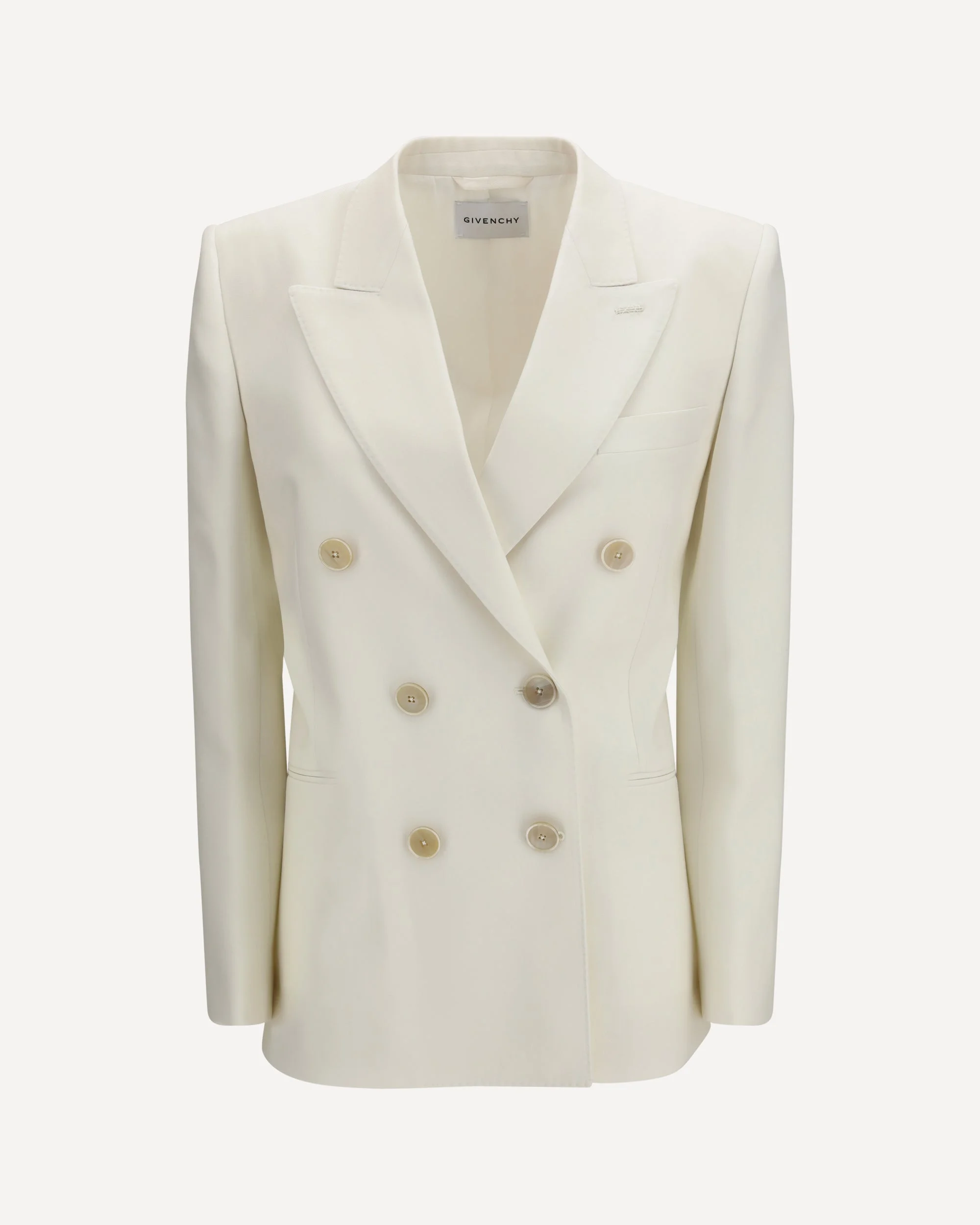 Double-breasted wool and mohair Jacket - 1