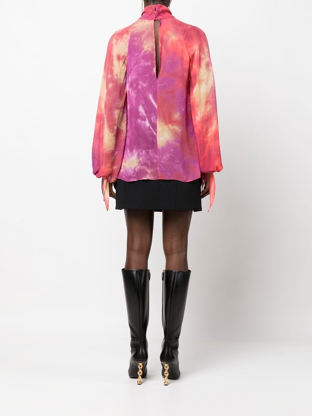 tie-dye blouse - 4