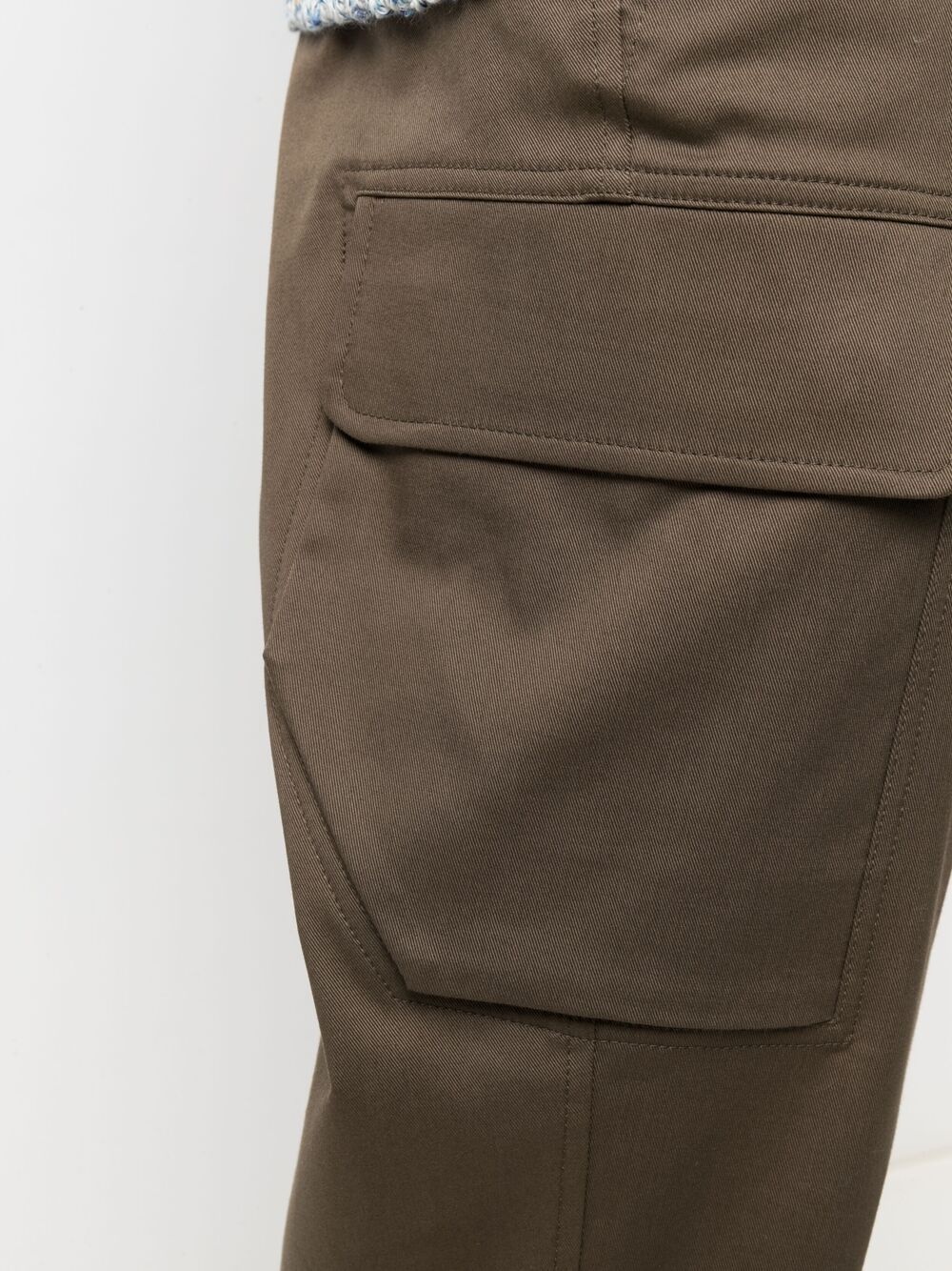 tapered cut cargo trousers - 5