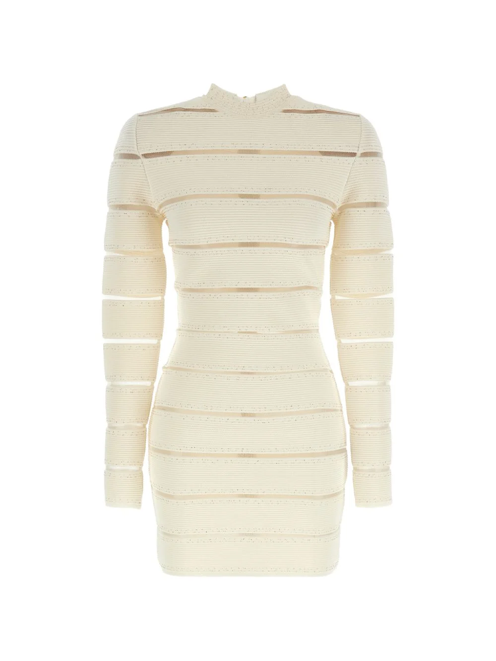 mesh sequin-embellished bodycon mini dress - 1