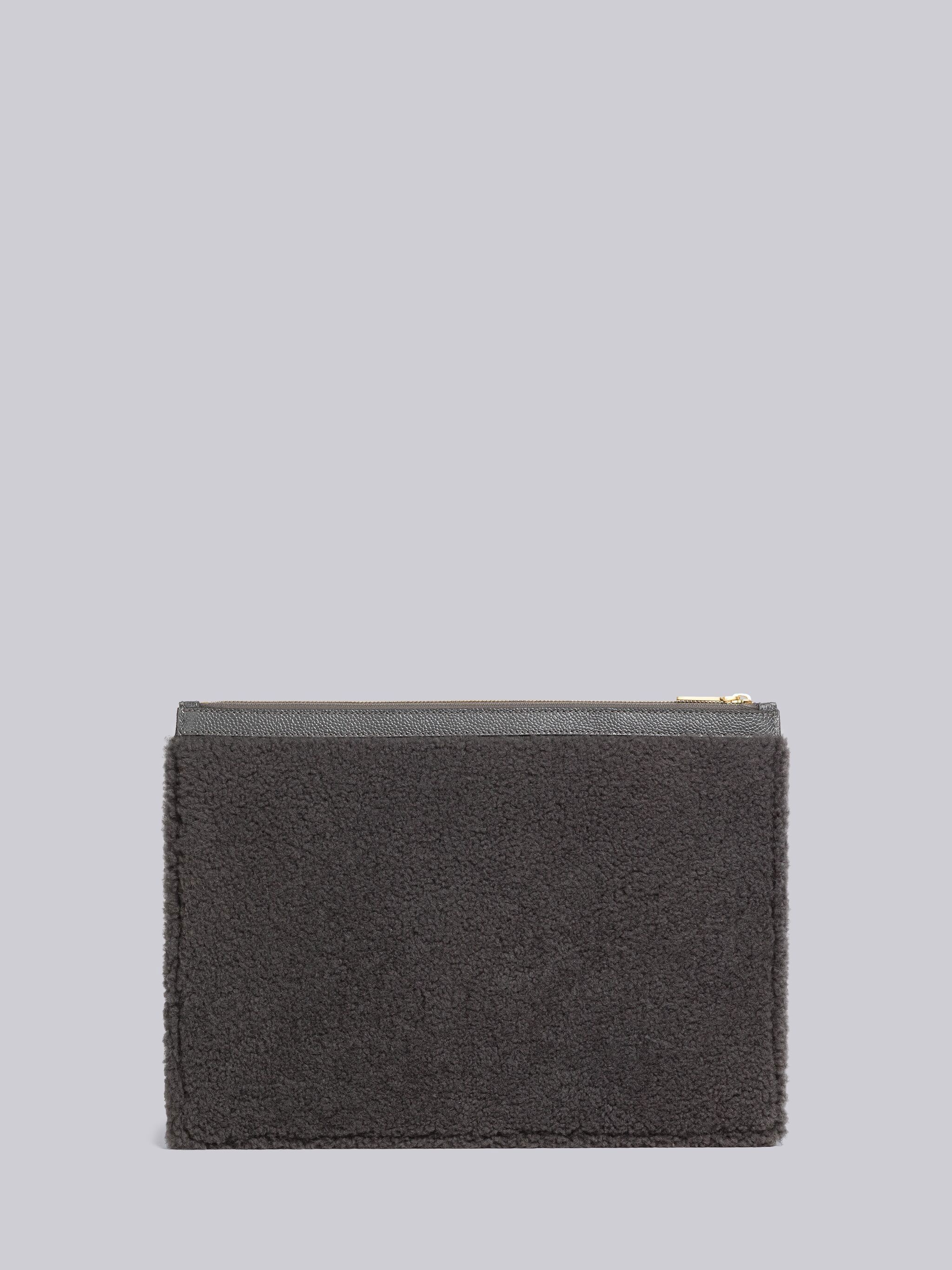 Curly Merino Shearling 4-Bar Medium Document Holder - 3