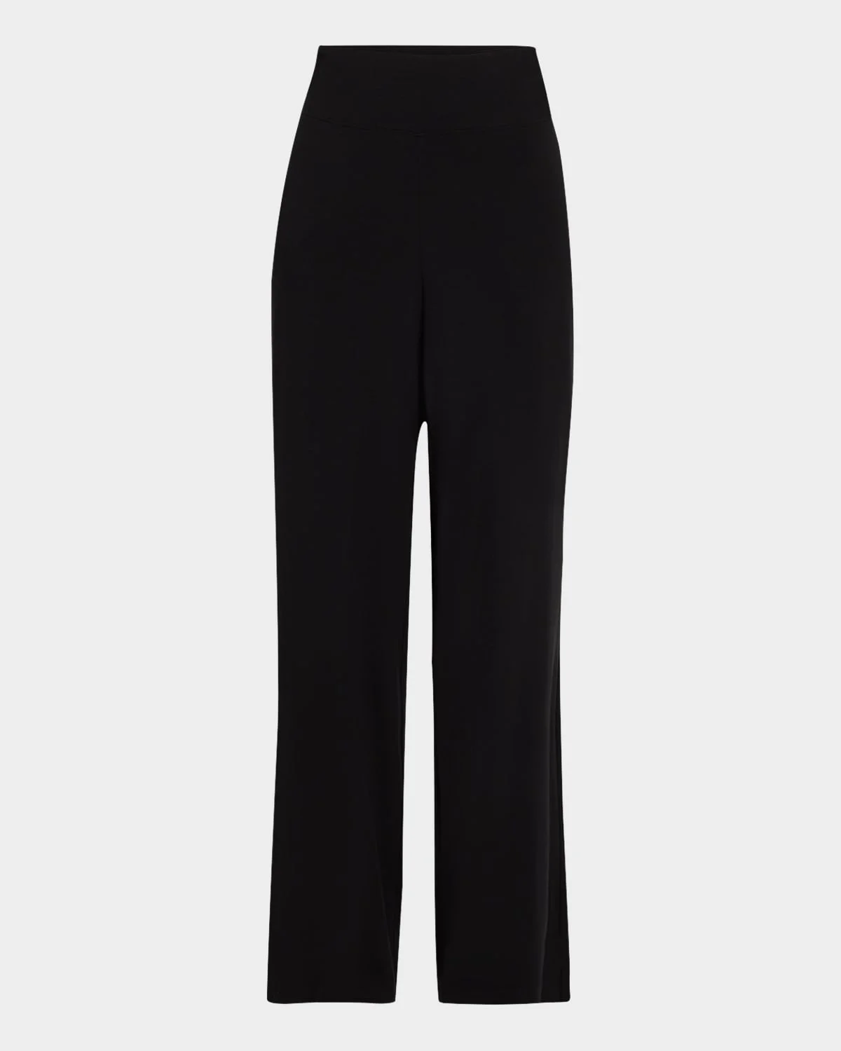 Wide-Leg Stretch Jersey Pants - 1