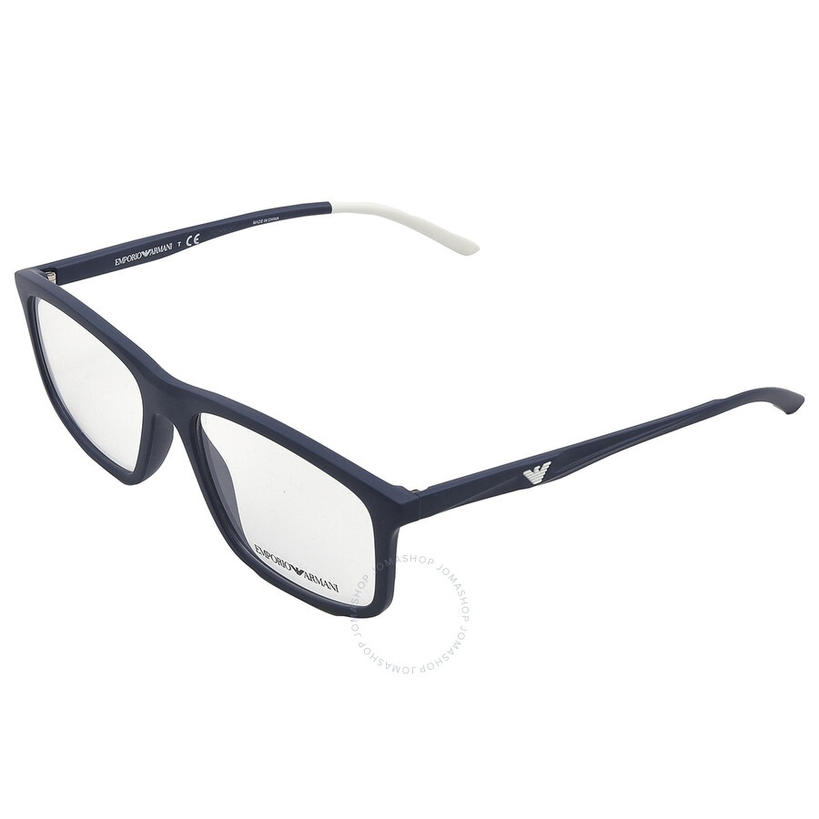 Emporio Armani Demo Rectangular Men's Eyeglasses EA3196 5088 56 - 4