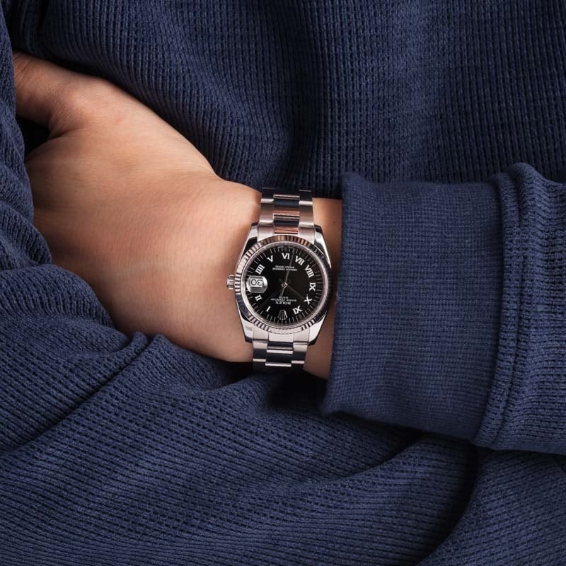 Rolex Date 115234 Black Dial - 5