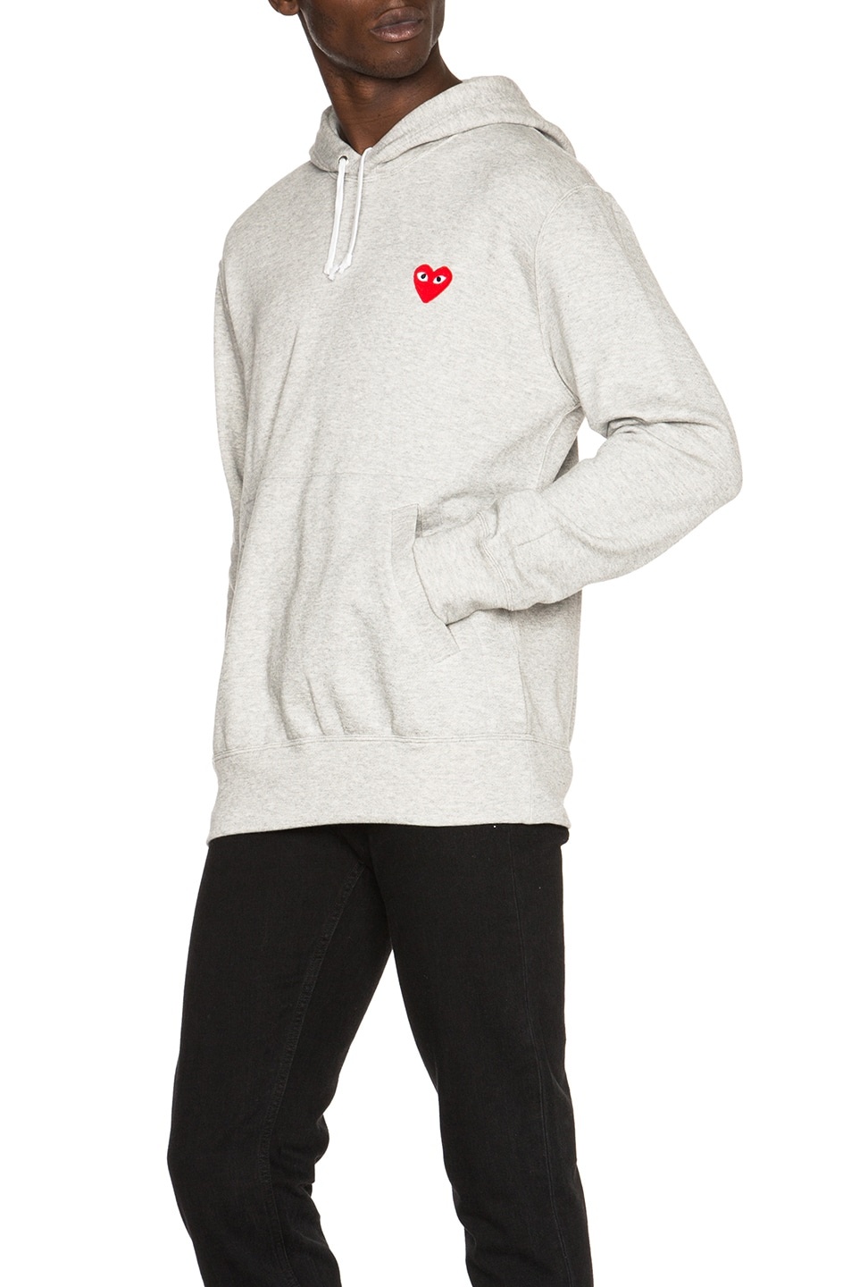 Red Emblem Cotton Hoodie - 2