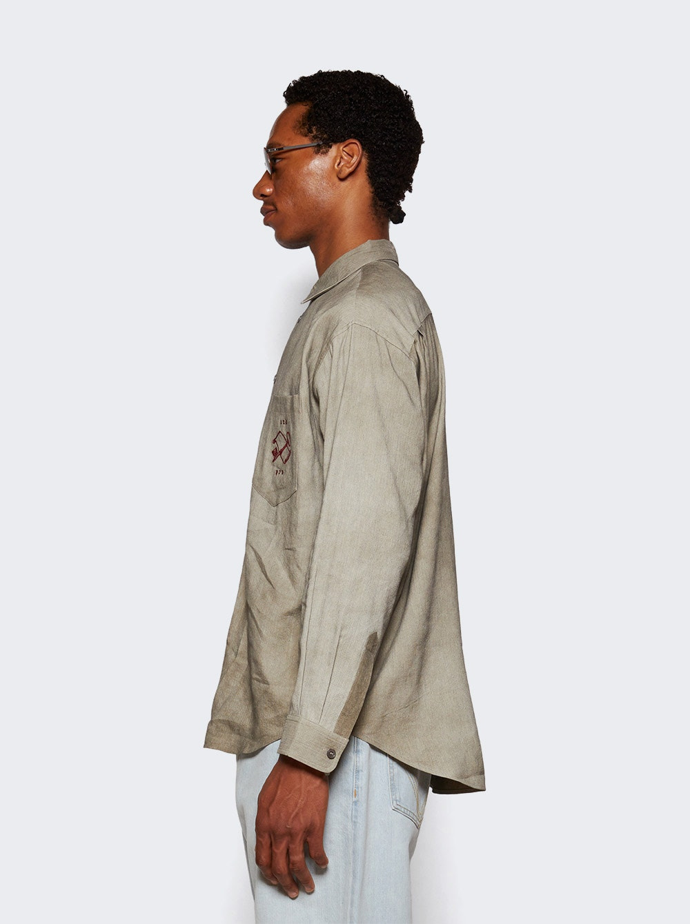 Artist Buttondown Grey - 3