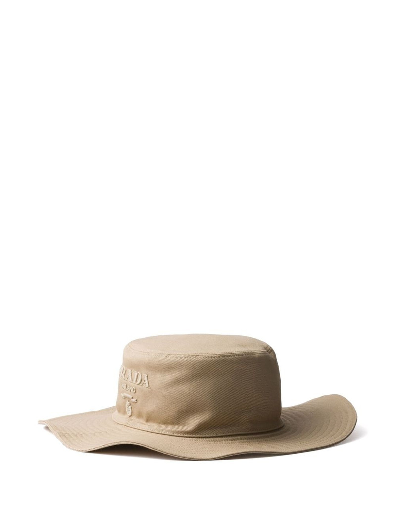 logo-print bucket hat 1