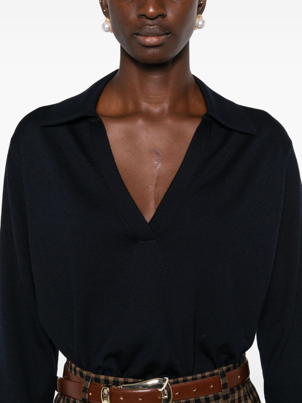 polo-neck logo top - 5