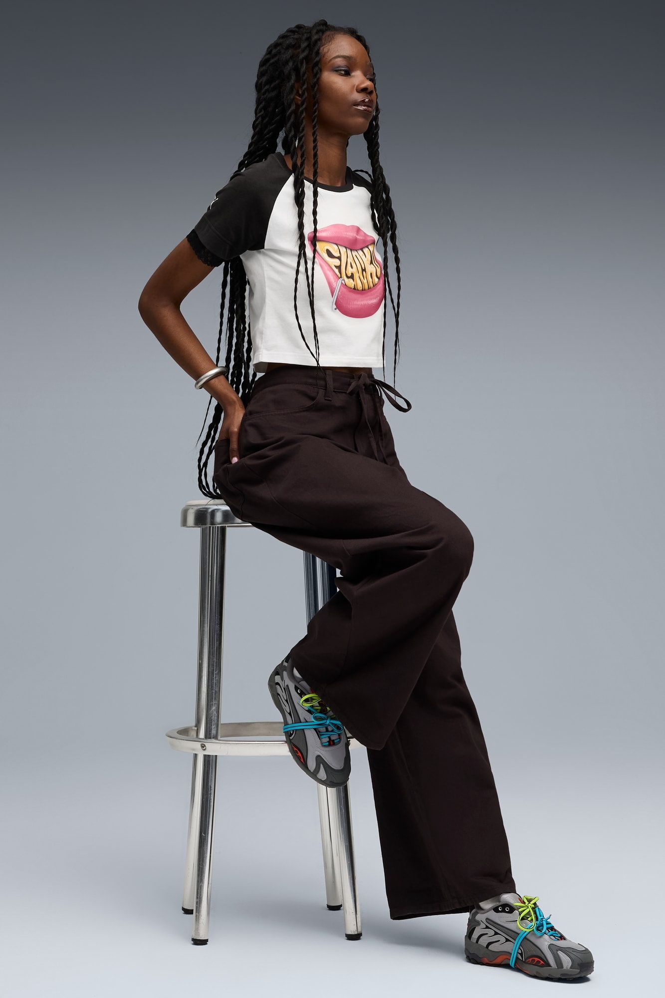 A$AP ROCKY x PUMA Flacko Smile Baby Tee Women - 5