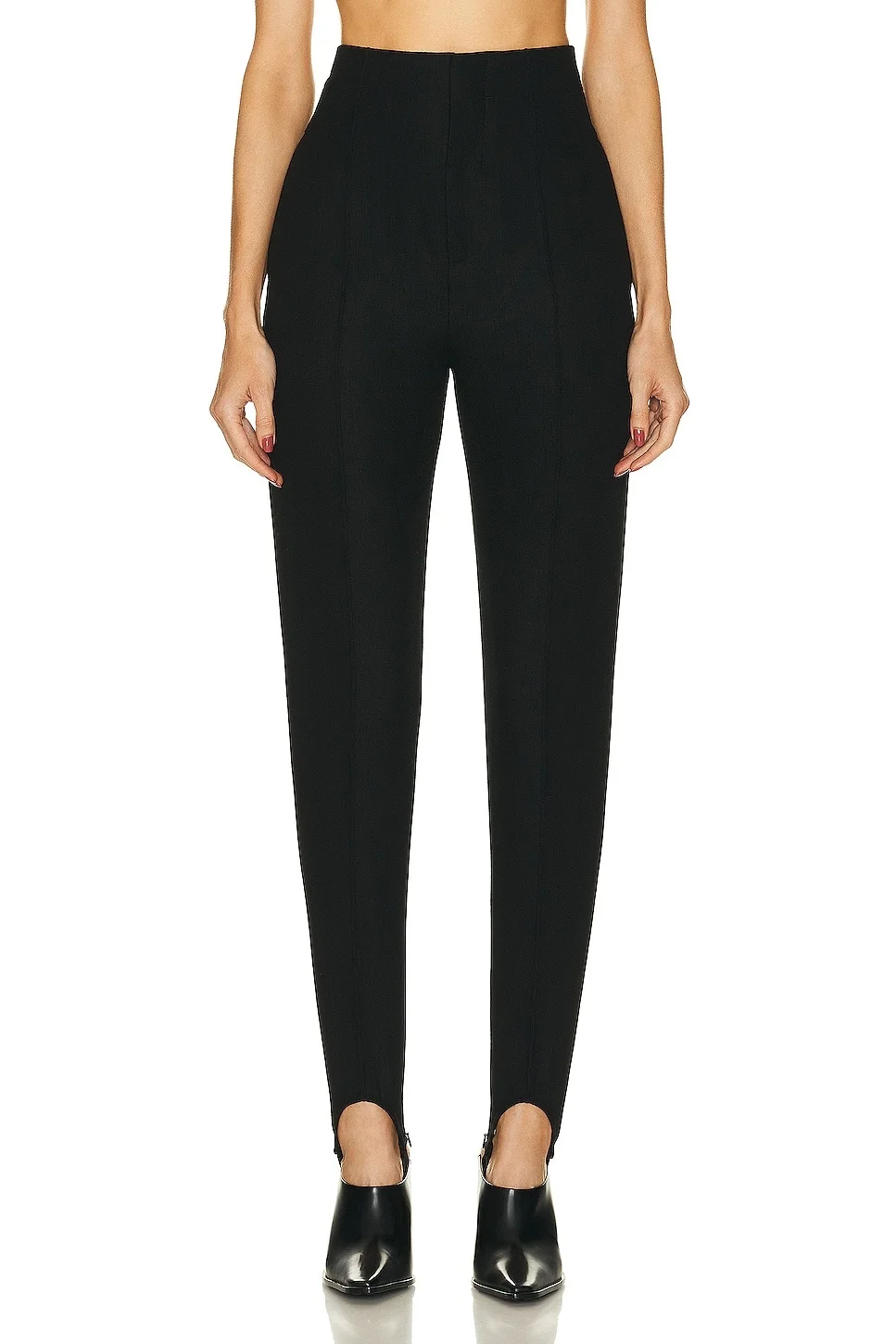 Structured Double Melange Trousers - 1