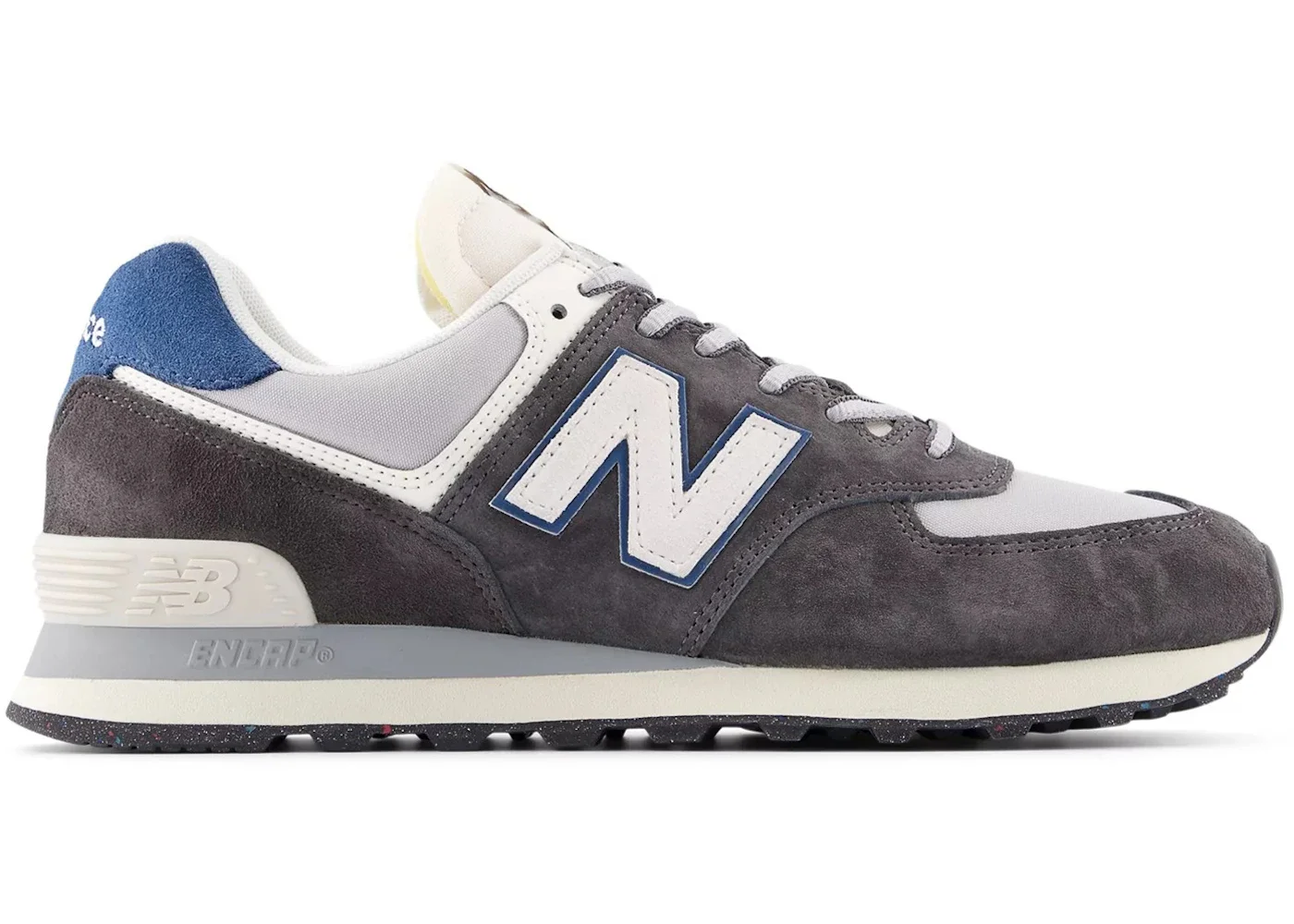 New Balance 574 Black Cement Rain Cloud Royal - 1