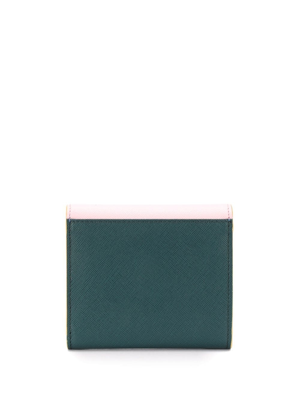 colour blocked foldover wallet - 2