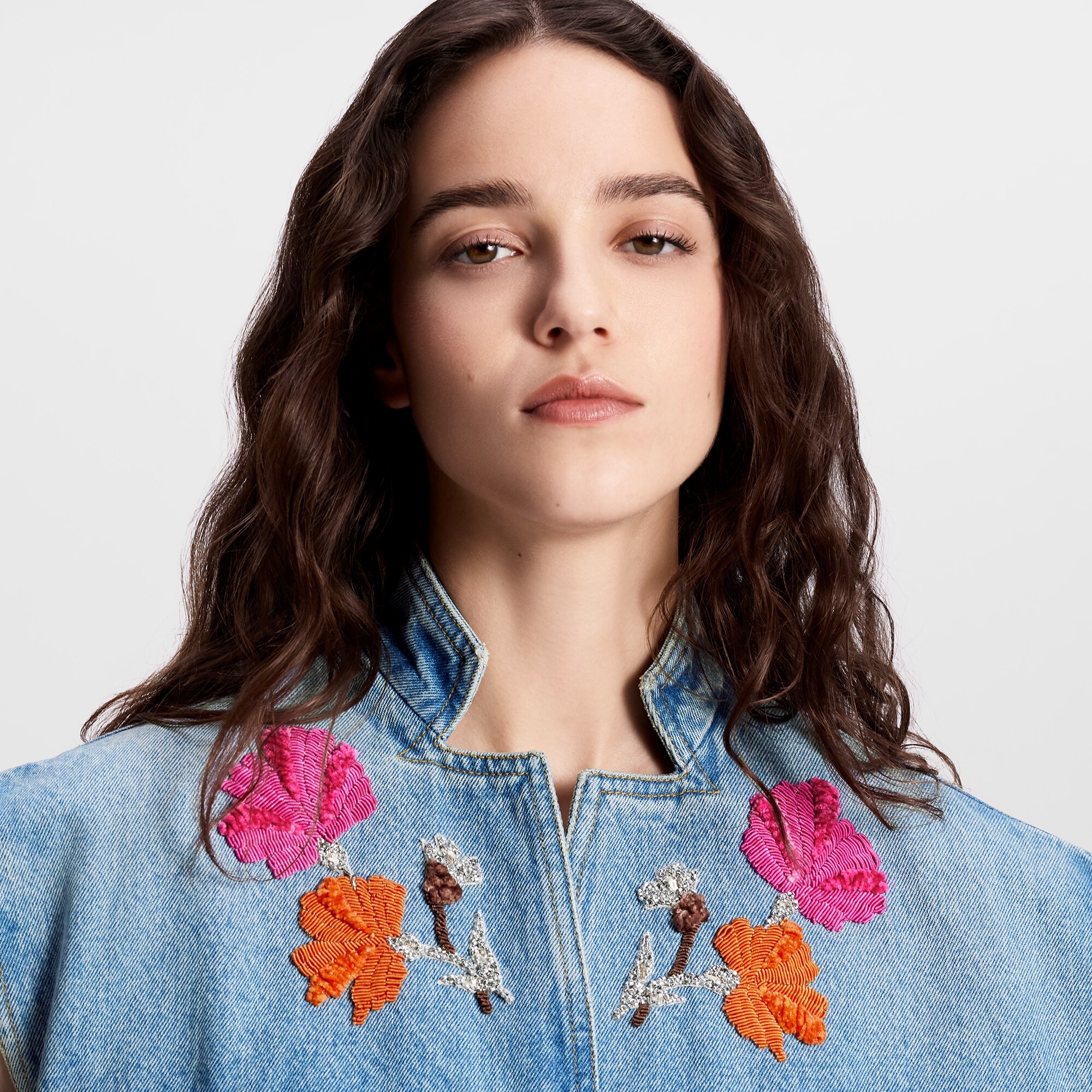 Embroidered Accent Utility Jacket - 2
