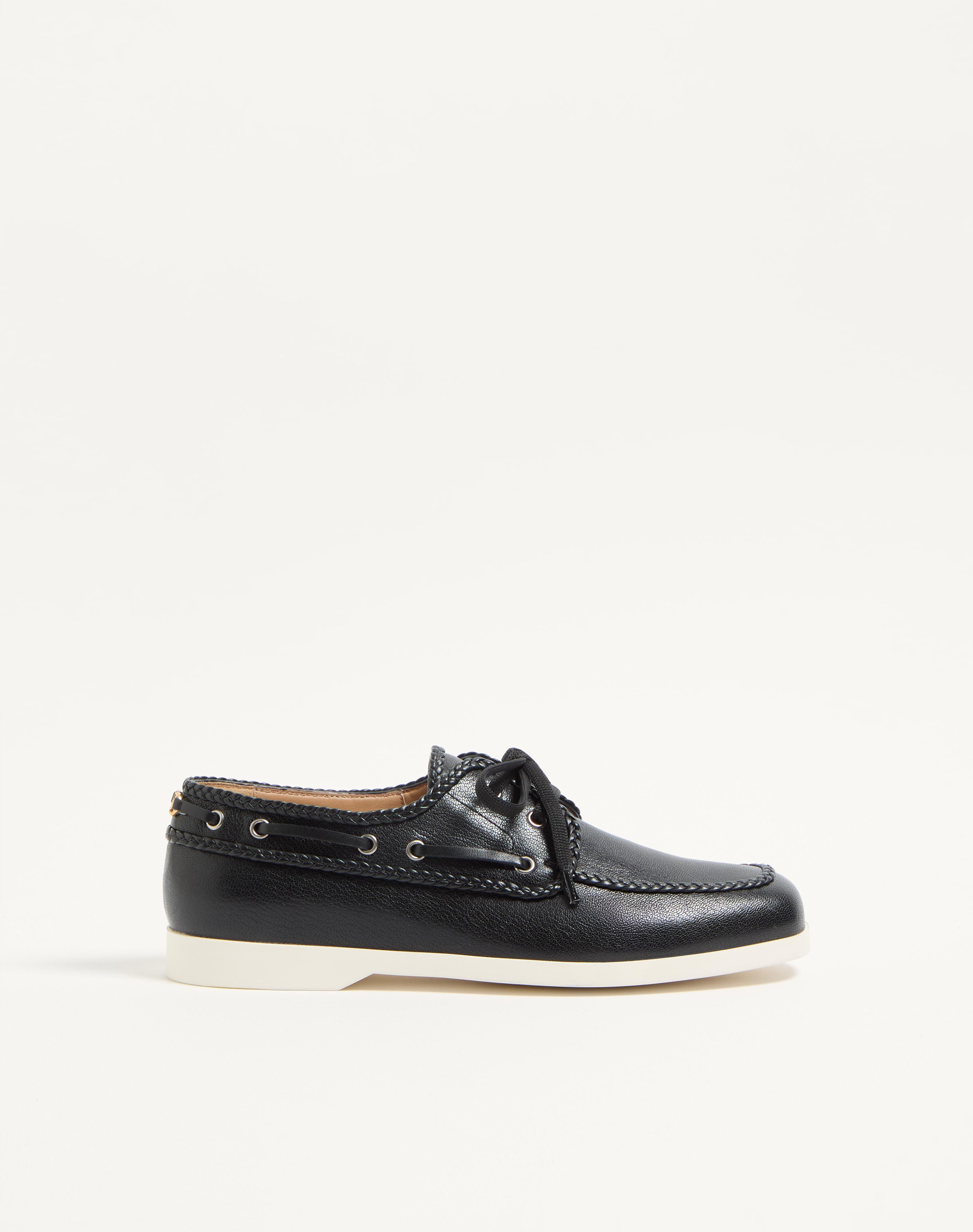 PALM AVENUE KIDSKIN BOAT SHOE - 1