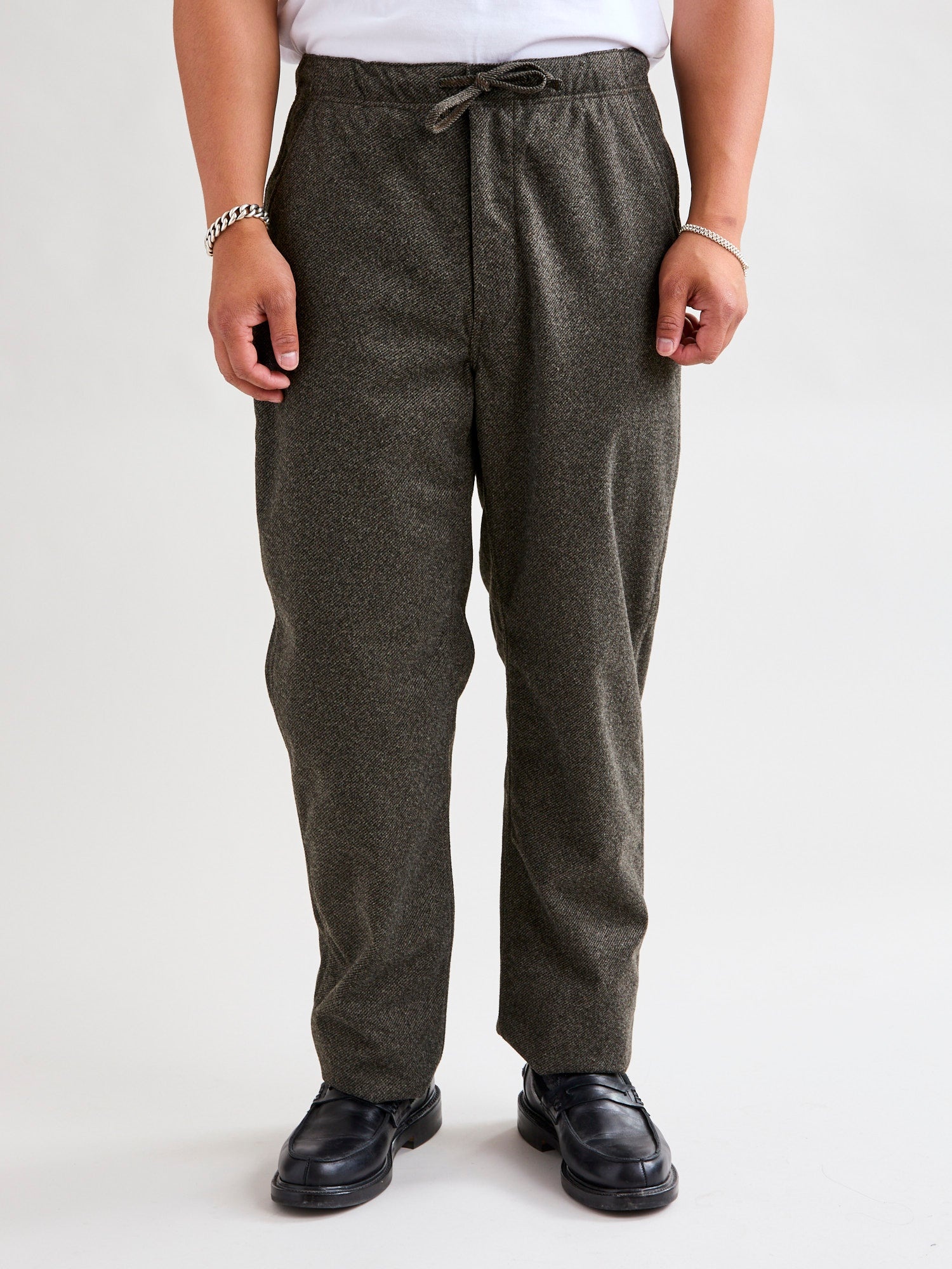 New Yorker Pants in Brown Tweed - 2