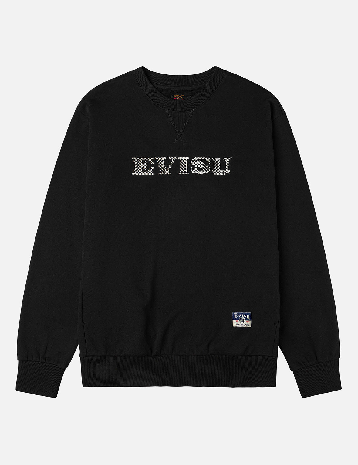 Crane and Seagull Embroidery Relax Fit Sweatshirt - 4