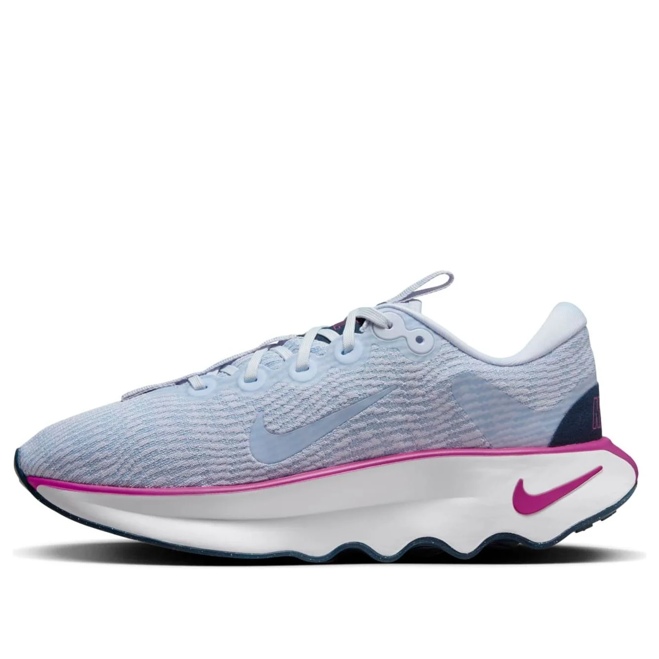 (WMNS) Nike Motiva 'Football Grey Hot Fuchsia Navy' DV1238-008 - 1