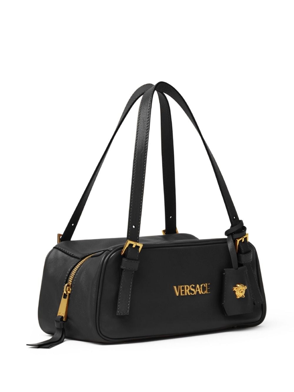 logo-lettering shoulder bag - 4