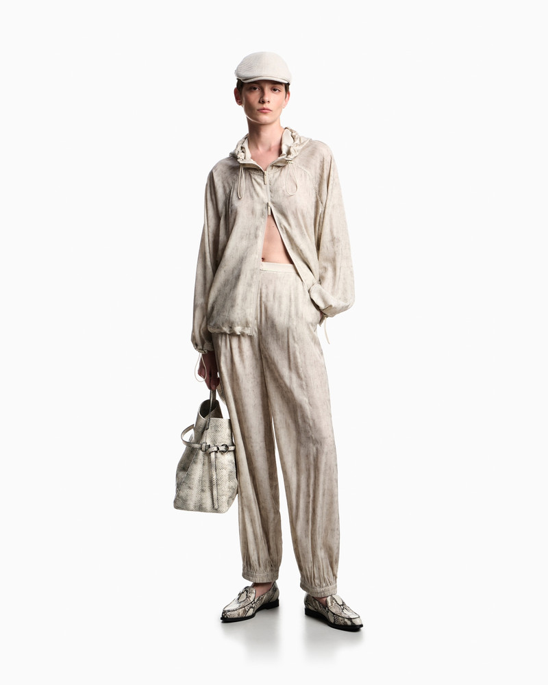 BLOUSON FLUID PRINT WITH MALDYED EFFECT 2