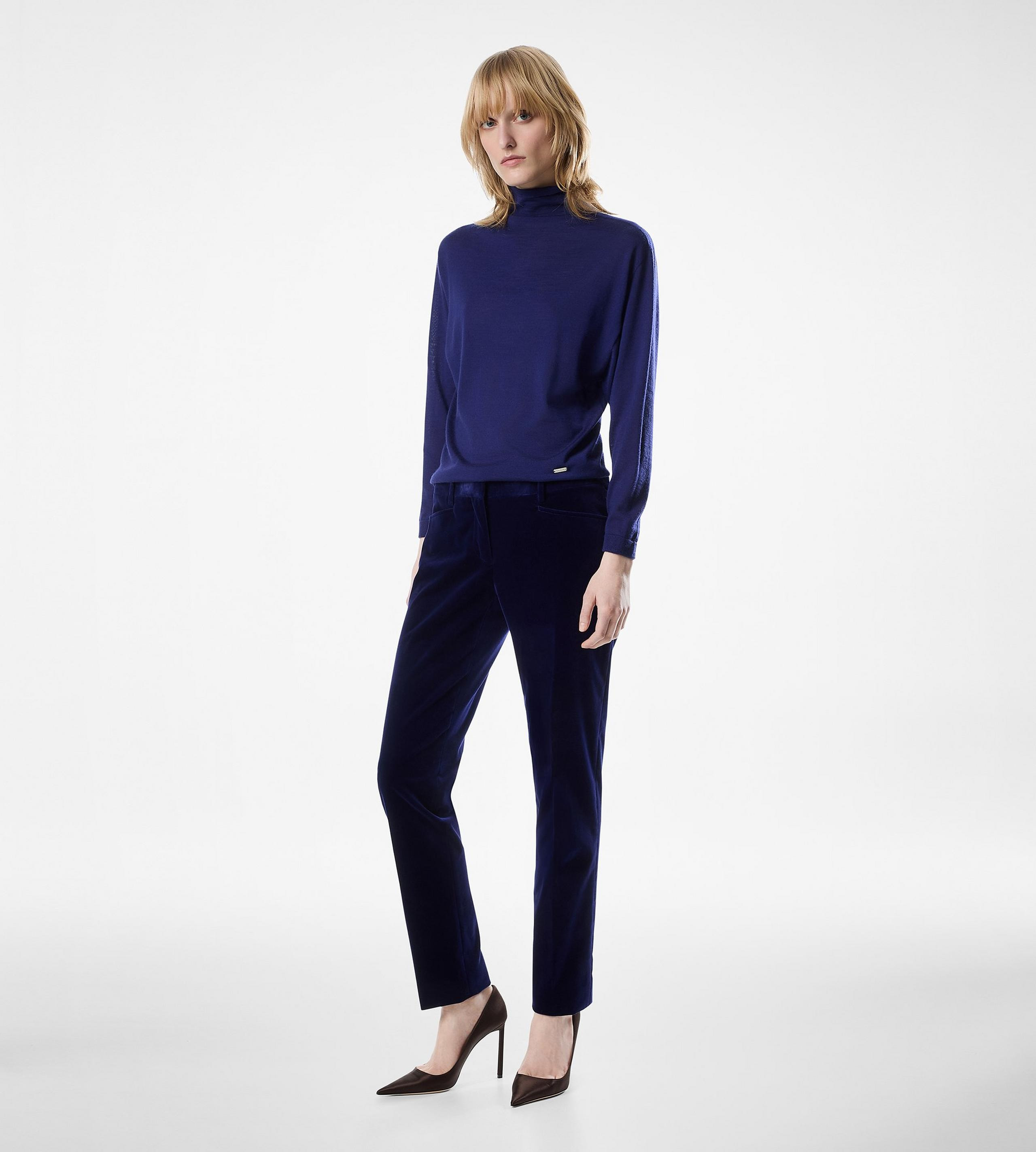 LONG SLEEVE TURTLENECK KNIT WITH TOM FORD METAL PLAQUE - 3
