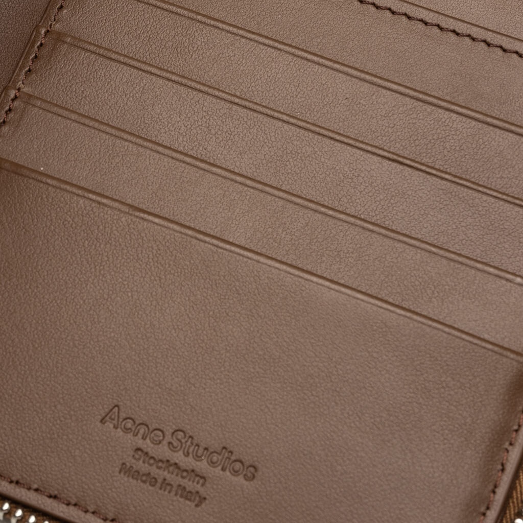ZIPPED WALLET - CAMEL BROWN - 3