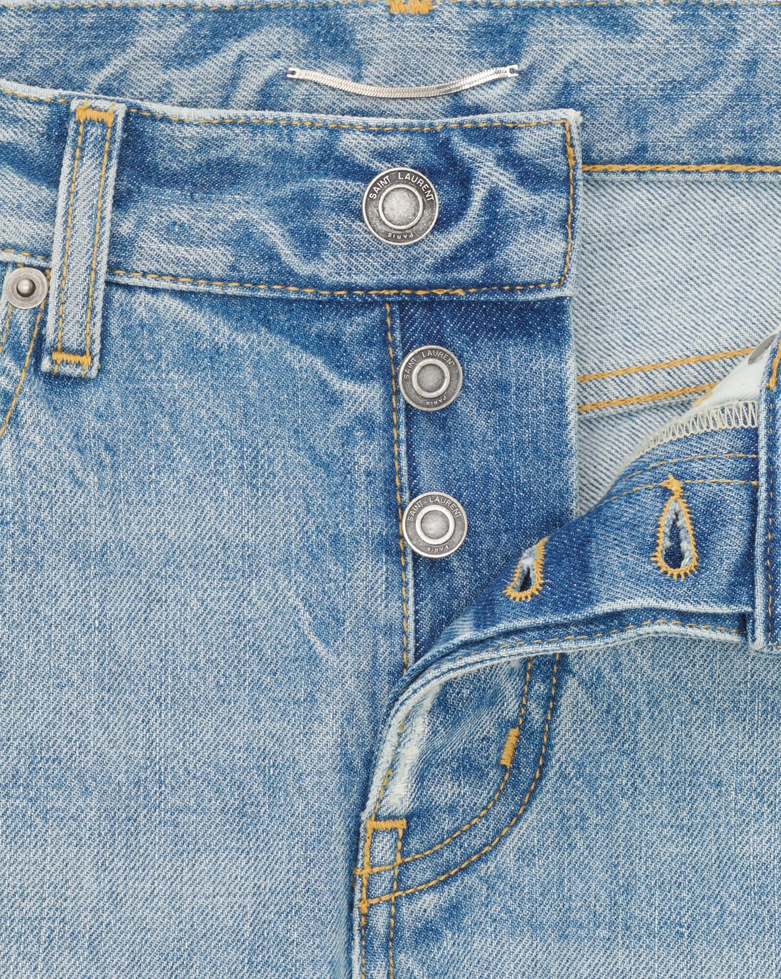 slim-fit jeans in blue waves denim - 3