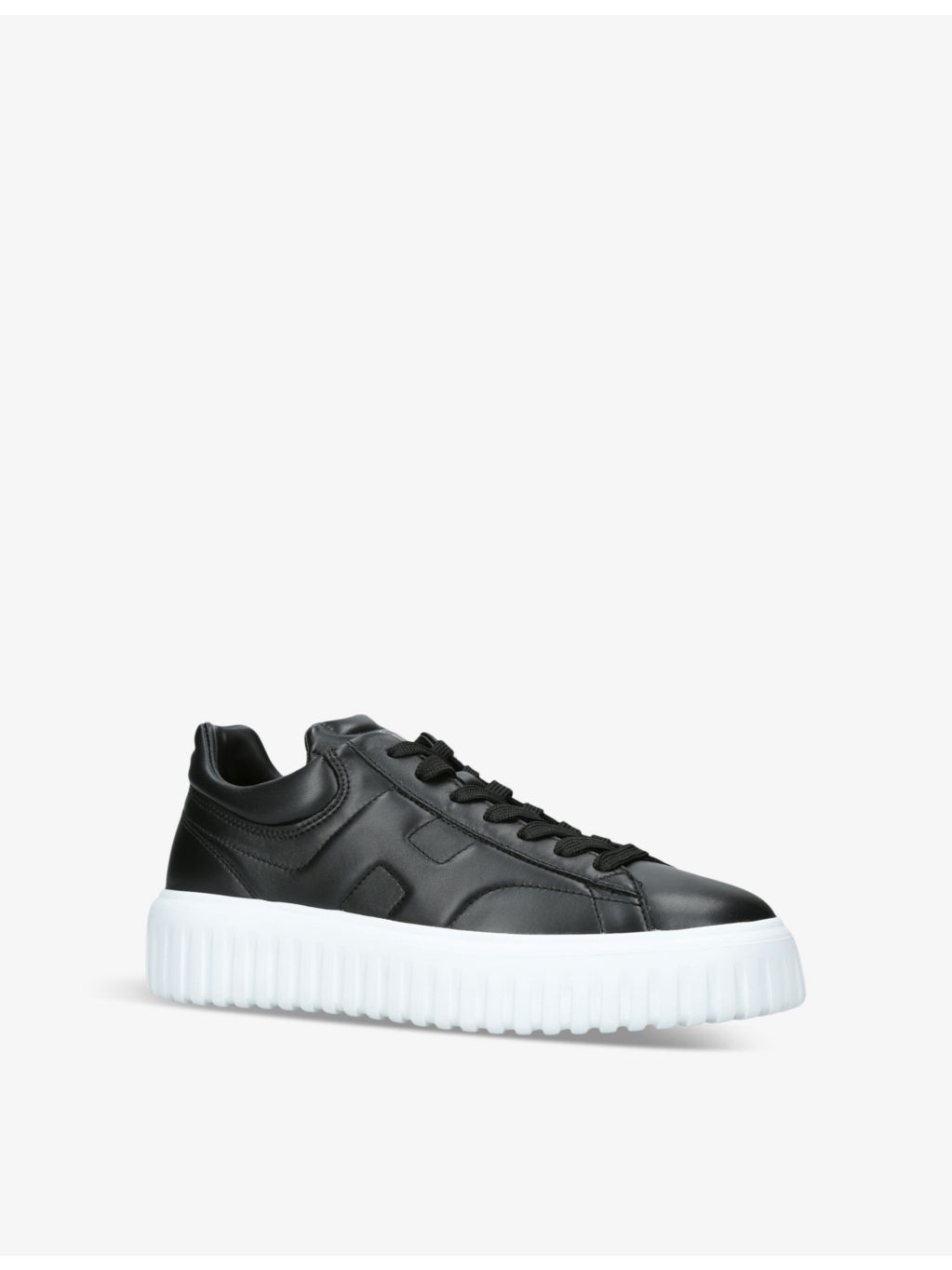 H-Stripes branded leather low-top trainers - 3