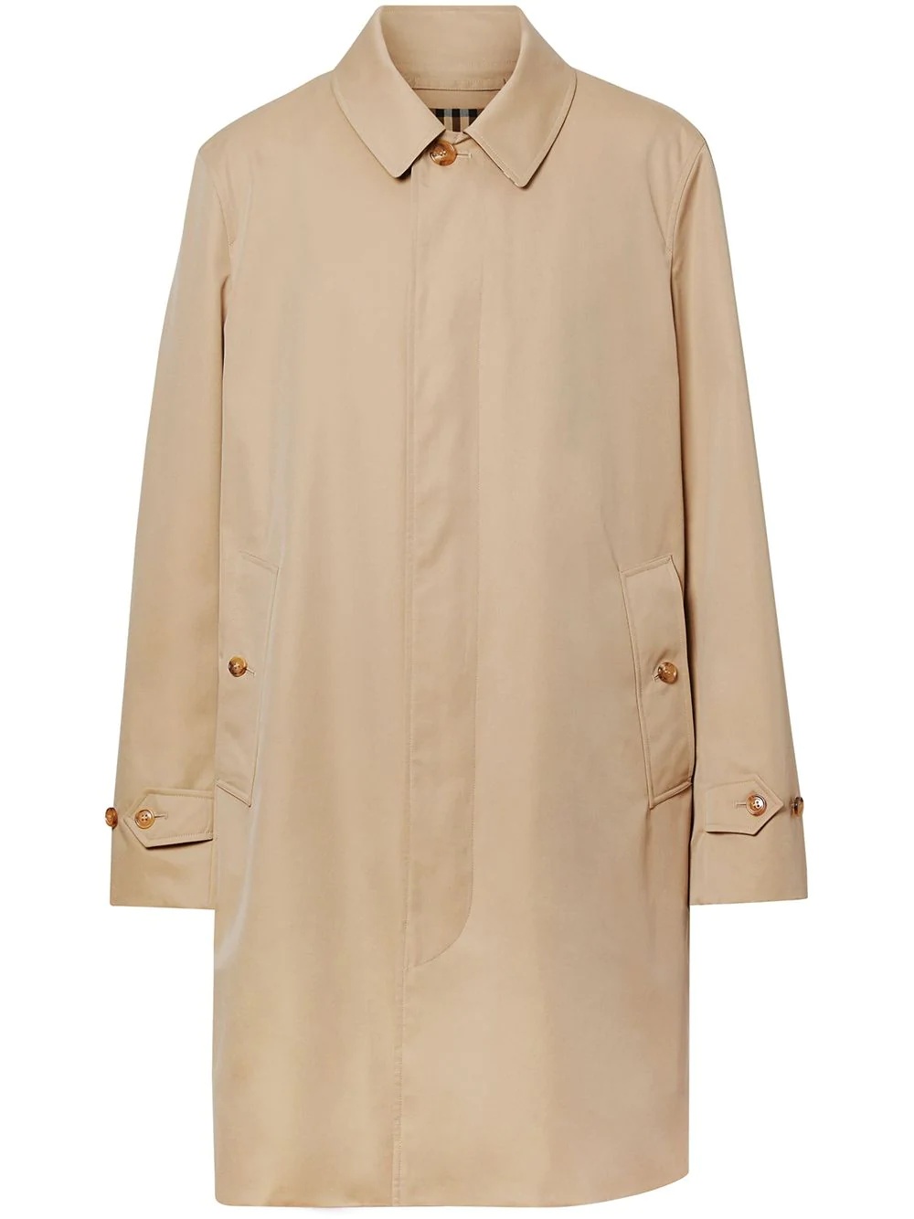 Cotton Gabardine Car Coat - 1
