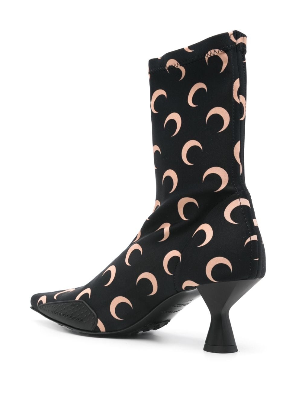60mm moon-printed jersey boots - 3