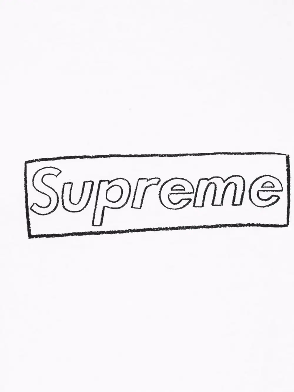 x KAWS chalk logo T-shirt - 2