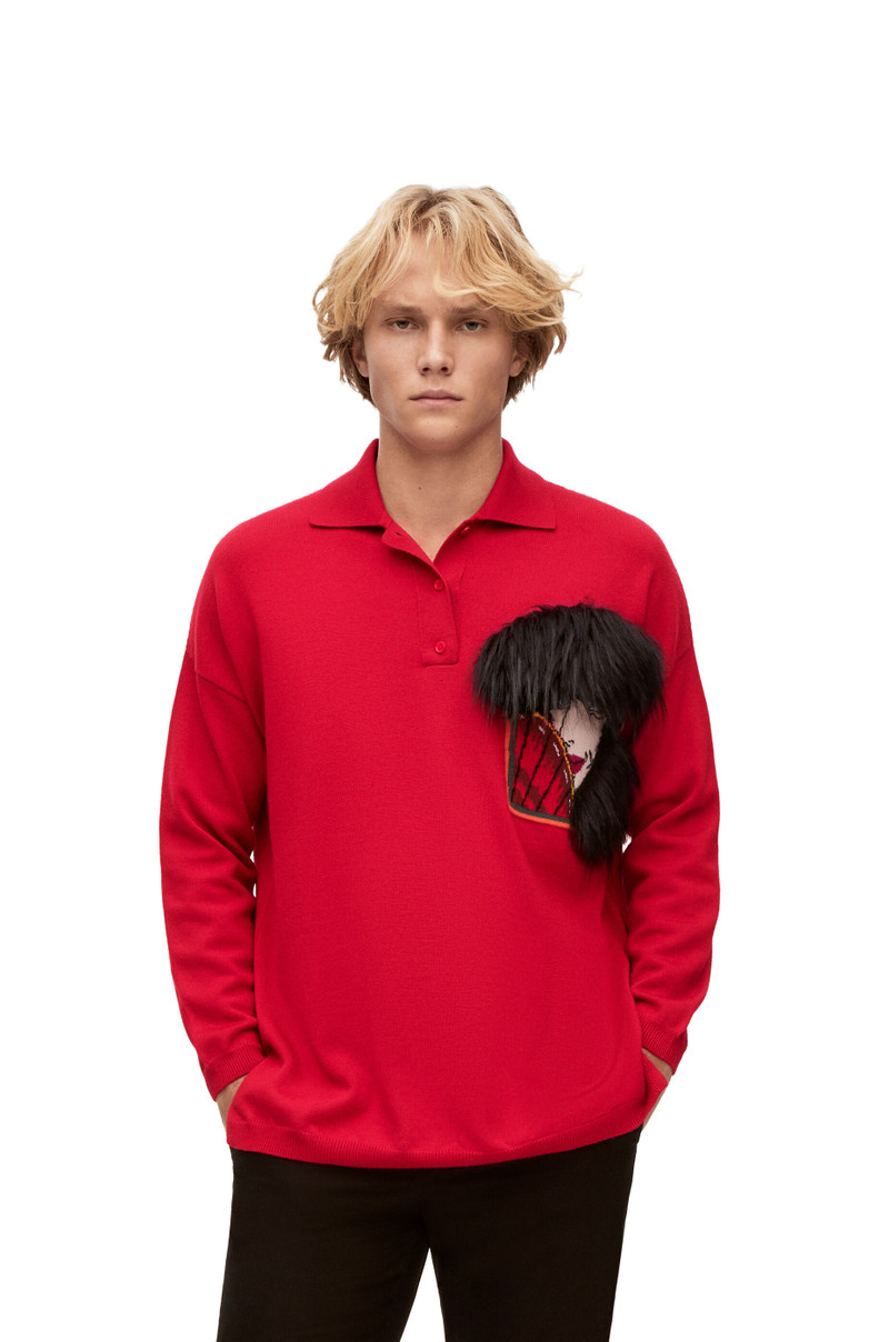 Witch of the Waste polo sweater in wool 3